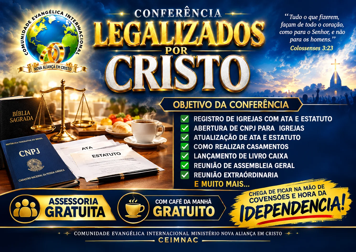 Capa da campanha do curso